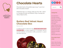 Tablet Screenshot of chocolate-hearts.co.uk